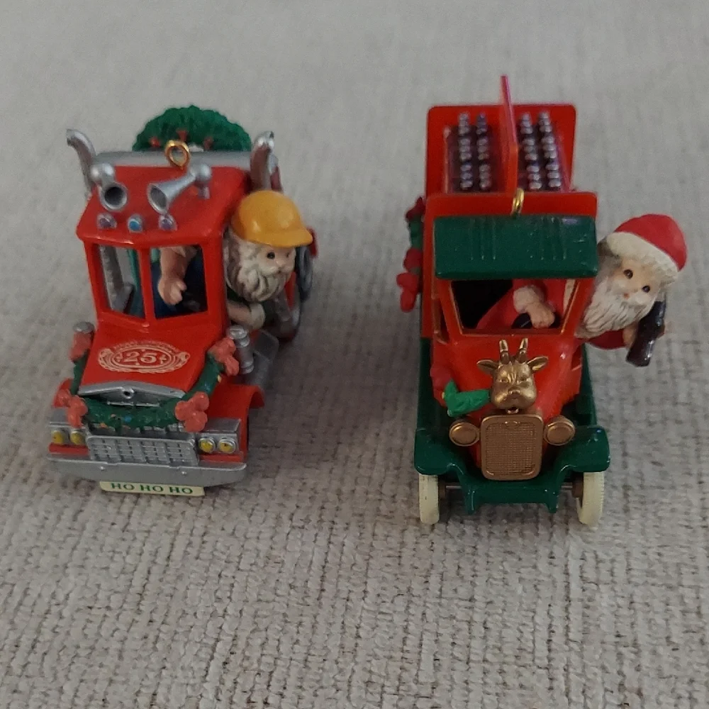 1993 and 1994 Enesco Treasury of Christmas Ornaments
